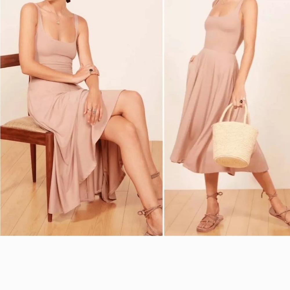 Reformation Rou Midi Dress